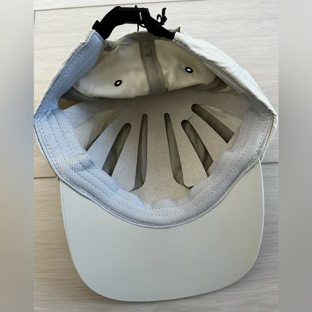 NEW AIME LEON DORE Embroidered Script Sport nylon 6 panel Hat cap silver Burch